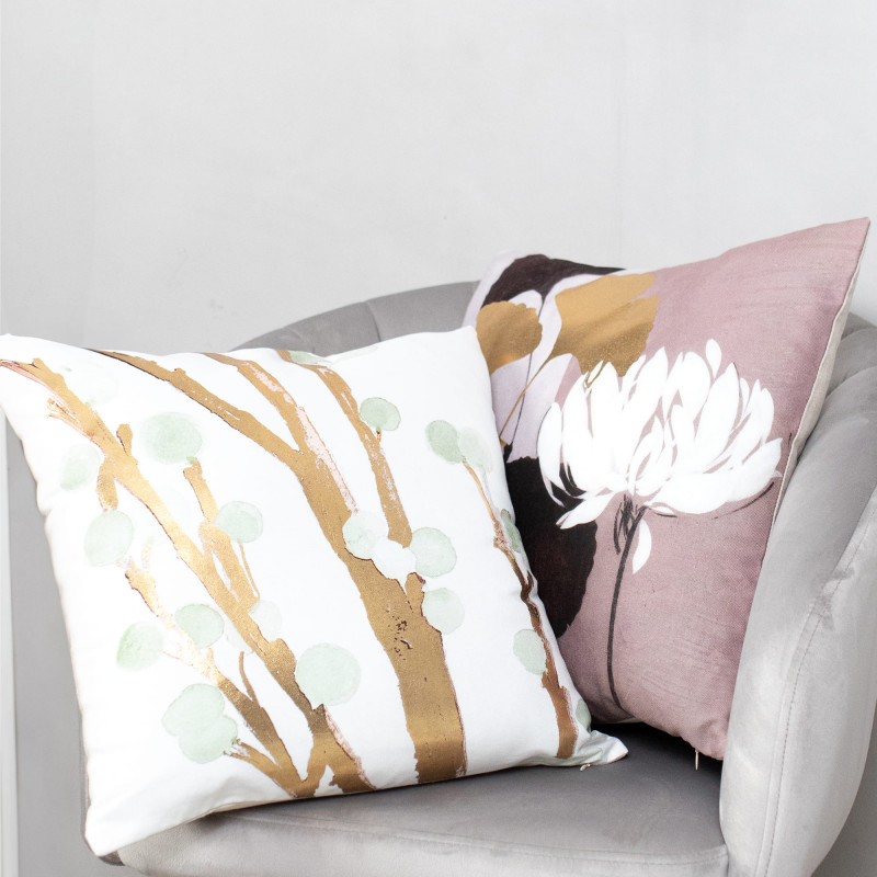  Набор декоративных подушек со съемным чехлом майн+ком 45х45 (см)-2 шт. (RH 24203+RH 24207) SELENA